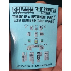 Kits World Kw3d1721019 1/72 Instrument Panels Panavia Tornado Gr4 Active Screens