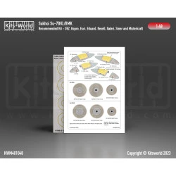 Kits World Kwm48-1048 1/48 Mask For Painting Sukhoi Su-7 Upgrade Accessories Kit