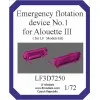 Lf Models 3d7250 1/72 Emergency Flotation Device No1 For Alouette Iii Lf Models