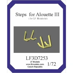 Lf Models 3d7253 1/72 Steps For Alouette Iii For Lf Models
