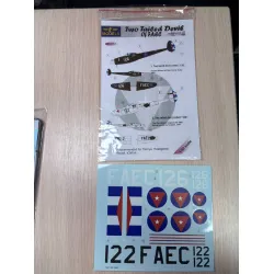Lf Models C32112 1/32 P-38l Cuba 1947 Two Tailed Devil 2 Decal Options For Tamiya, Hasegawa, Revell, Icm Kit