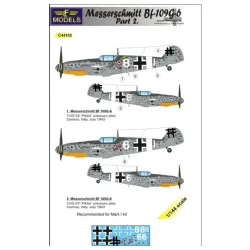 Lf Models C44102 1/144 Messerschmitt Bf 109g-6 Comiso Cartoon Part 2