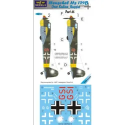 Lf Models C48192 1/48 Henschel Hs 129b Over K. In Russia Part 3 2 Decal Options Recomended For Amt, Hasegawa, Revell Kit