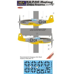 Lf Models C72143 1/72 P-51c Zirkus Rosarius For Hasegawa, Revell, Hobby Boss, Airfix, Academy, Arma Hobby Kit