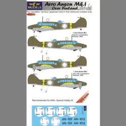 Lf Models C72278 1/72 Avro Anson Mk.i. Over Findland