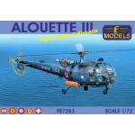 Lf Models Pe7283 1/72 Alouette Iii Light Utility Helicopter France Spain Malta Belgium Switzerland