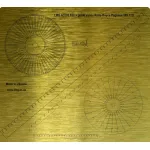 Lmg Ba-32003 1/32 Fan Guide Vanes Rolls-royce Pegasus 105 Thickness 0/2mm