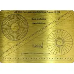 Lmg Ba-48060 1/48 Fan Guide Vanes Rolls-royce Pegasus 105 Thickness 0/2mm