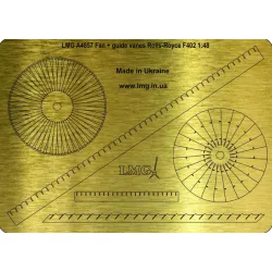 Lmg Ba-48061 1/48 Fan Guide Vanes Rolls-royce F402 Thickness 0/2mm
