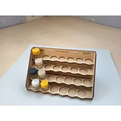 Lmg Wo-1237 Paint Stand For 26 Containers With A Diameter Of 35mm