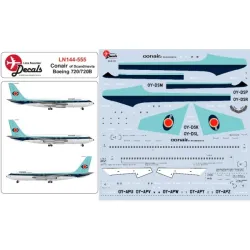 Lima November Decals 144-555 1/144 Conair Boeing 720/720bs