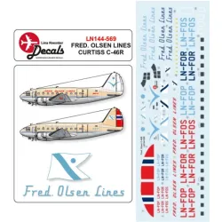 Lima November Decals 144-569 1/144 Fred Olsen Old And New Scheme For C-46