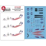 Lima November Decals 144-599 1/144 Fly Viking Dhc-8-100s