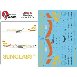 Lima November Decals 200-43 1/200 Sunclass A321