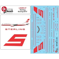 Lima November Decals 200-47 1/200 Sterling B757