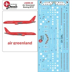 Lima November Decals 200-49 1/200 Air Greenland B757