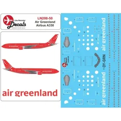 Lima November Decals 200-50 1/200 Air Greenland A330