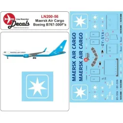Lima November Decals 200-56 1/200 Maersk Air Cargo B767-300f