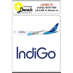 Lima November Decals 200-79 1/200 Decal For Indigo B787-900 In Norse Cs