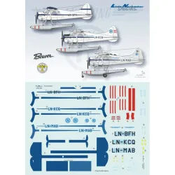 Lima November Decals 72-502 1/72 Norving De Havilland Canada Dhc-2 Beaver