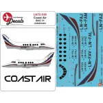 Lima November Decals 72-530 1/72 Coast Air Bae 31 Jetstream Includes Window Masks