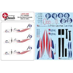 Lima November Decals 72-540 1/72 Fly Viking Dhc-8-100