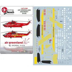 Lima November Decals 72-546 1/72 Air Greenland Sikorsky S-61n New Cs Incl Masks