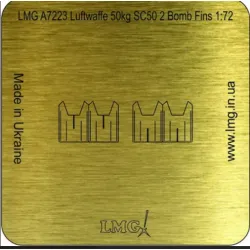Lmg Ba-72019 1/72 Luftwaffe 50kg Sc50 2 Bomb Fins Thickness 0-1mm