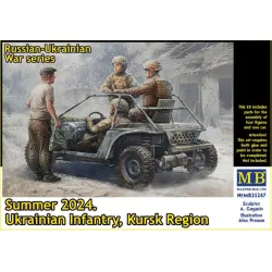 Master Box 35247 1/35 Russian Ukrainian War Series Summer 2024 Ukrainian Infantry Kursk Region