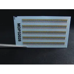 Metallic Details Mdp32028 1/32 M2 Browning 50 Caliber Machine Gun Ammo Belts