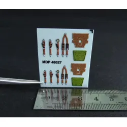 Metallic Details Mdp48027 1/48 France Seat Belts Wwii