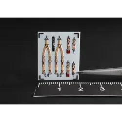 Metallic Details Mdp72029 1/72 P-47 P-51 Seat Belts Accessories Kit