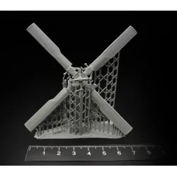 Metallic Details Mdr3267 1/32 Tail Rotor For Mh-60 Uh-60 Black Hawk Hh-60 Pave Hawk 3d Printed Detail Set Helicopter Upgrade Parts For Scale Models