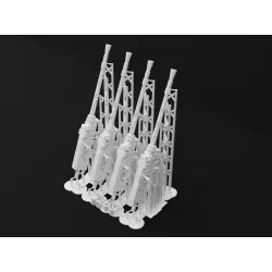 Metallic Details Mdr3269 1/32 Browning .303 Mk.ii Aircraft Machine Gun 4 Pcs