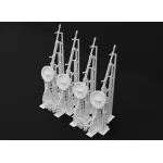 Metallic Details Mdr3281 1/32 7.92 Mm Wz.37 Aircraft Machine Gun 4 Pcs