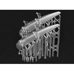 Metallic Details Mdr3287 1/32 Hawker Typhoon Bomb Racks 3d Printed Detail Set