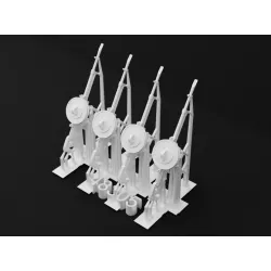 Metallic Details Mdr48305 1/48 Vickers K Aircraft Machine Gun 4 Pcs