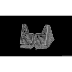 Metallic Details Mdr48320 1/48 Hawker Typhoon Main Wheel Bays 3d Printed Detail Set For Hasegawa Kit