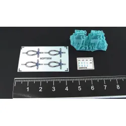 Metallic Details Mdr72118 1/72 Pilot Seats For Uh-60 Sh-60 Mh-60 Late Accessories Kit