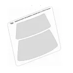 Mf-zone Sz06 1/24 Window Masks For Mitsubishi Lancer Evo 5, Evo 6 For Tamiya