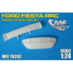 Mf-zone Tk243 1/24 Ford Fiesta Rrc Resin Front Grill And Rear Wing