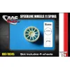 Mf-zone Tk245 1/24 Speedline Wheels 11 Spoke 5 Screw Resin Kit