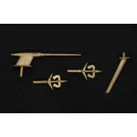 Mini World 3237b 1/32 Pitot Antennas For Mig-29 Fulcrum