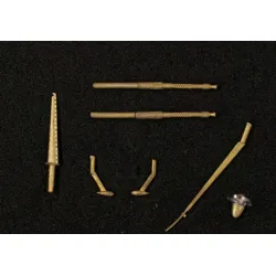 Mini World 72104 1/72 Set Of Parts For Kit Bf109f Bf109g Late Accessories Kit