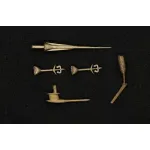 Mini World 7237a 1/72 Pitots Antennas For Mig-29 Fulcrum