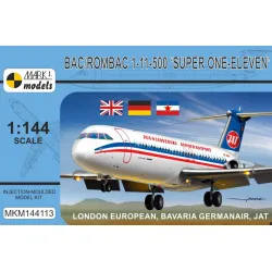 Mark I Mkm144113 1/144 Bac/Rombac 1-11-500 London European Bavaria Germanair Jat