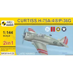Mark I Mkm144126 1/144 Curtiss H-75a-4/A-8/P-36g Late Hawks 2in1