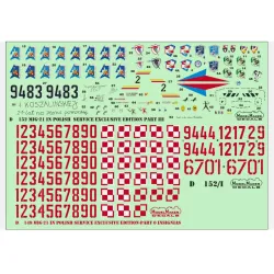 Modelmaker 1/72 D72152 Mig-21 In Polish Service Exclusive Edition Part Iii Decal