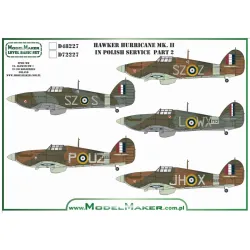Model Maker D72227 1/72 Hawker Hurricane Mk Ii/Iv In Polish Service Part 2
