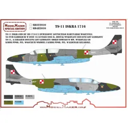 Model Maker Sd322010 1/32 Ts-11 Iskra 1716 Decal For Aircraft